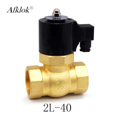 China AFK Steam Solenoid Valve Normally Closed Applied To Liquid Gas Steam for sale