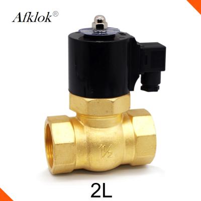 China 2 Way Electric Steam Valve , 1/2 Inch Automatic Steam Control Valve 220V AC for sale