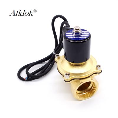 China 12 Volt Water Fountain Solenoid Valve 40mm With BSP Connector 0-10 Bar for sale