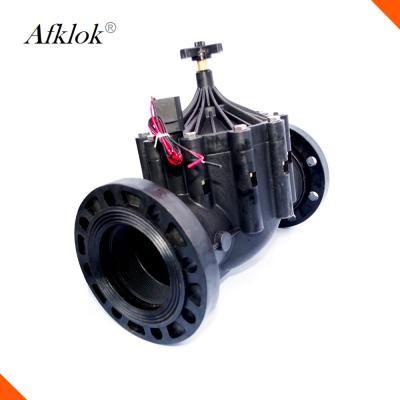 China Irrigation Solenoid 12v 24 volt 80mm Water Flange 3 inch Solenoid Valve for sale