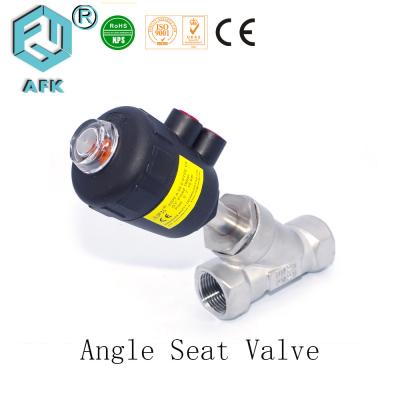 China Normally Open Pneumatic Air Flow Control Valve For Water Gas Oil With PTFE Seal for sale