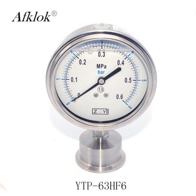 China Digital Lpg Gas Pressure Gauge With Diaphragm Stainless Steel Sanitary Application for sale