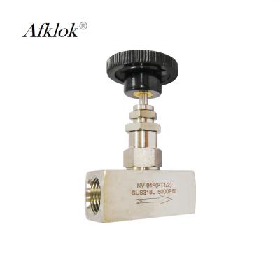 China Plastic Handled Stainless Steel Needle Valve , High Pressure SS Solenoid Valve for sale