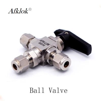 China SS316 3000 Psi Gas High Pressure Ball Valves Stainless Steel Panel Mounting for sale