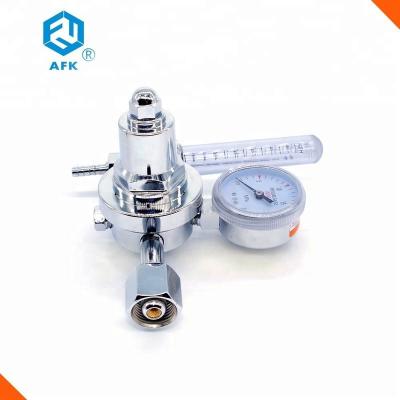 China Flow Meter Brass Pressure Regulator R190 Series For Laboratory MIG/TIG Gas Protect for sale