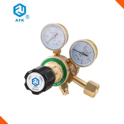 China Single Stage Brass Pressure Regulator Max Inlet Pressure 2.5Mpa R57L Middle Flow for sale