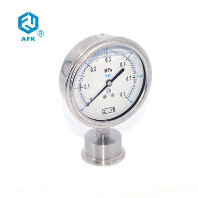 Chine diaphragme sanitaire AFK de 60kPa 3mm Dia Digital Gas Pressure Gauge à vendre