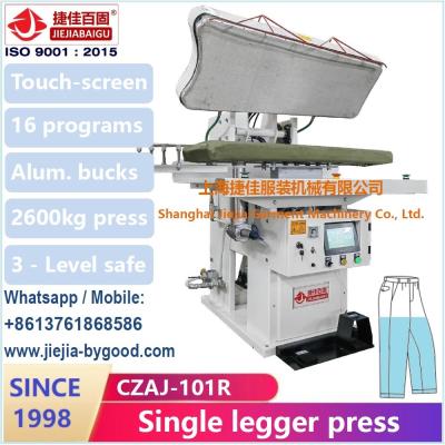 China Jeans denim trousers Steam Industrial Trouser Pressing Machine legger for sale