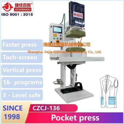 Cina Controllo touch screen PLC Costume Dress Press Machine Tasca 220V 50HZ in vendita