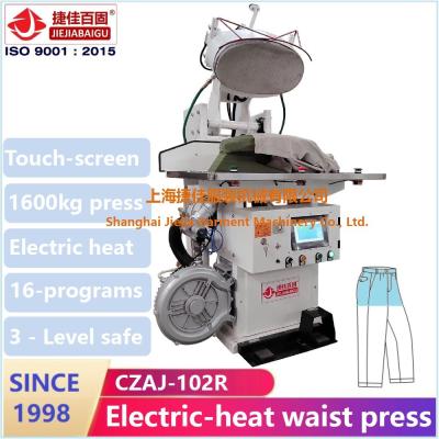 China Cotton Trousers Pant Steam Pressing Machine With Touch-Screen PLC And High Pressure for sale