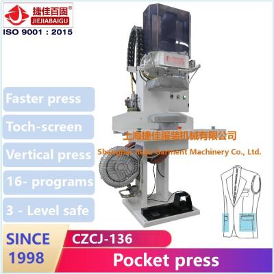 China Garment Pressing Machine For Vertical Pressing Of Suit Jackets And Dresses In Shanghai Jiejiabaigu for sale