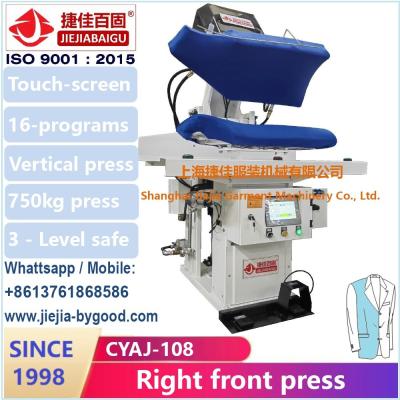 China suit jacket ironing pressing machine vertical pressing machine buck distance adjustable for sale