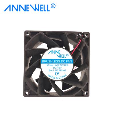 China Hotels 92mm 90x90x38 9238 12v 24v Mini Brushless Computer Fan 5v Micro Fan 48v for sale