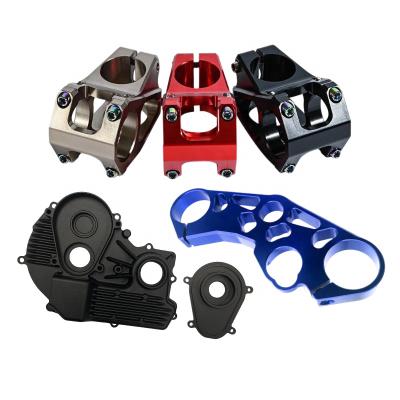 China OEM High Quality Aluminum Manufacturing CNC Machining Polish Anodized Aluminum CNC Bike Parts for sale