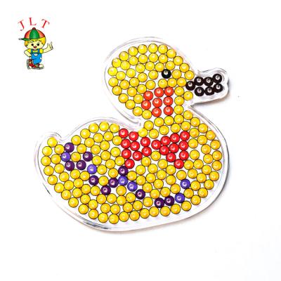 China New Design Eco-friendly Custom Puzzle Toys DIY 3d hama beading beads ironing beads pegboard for sale