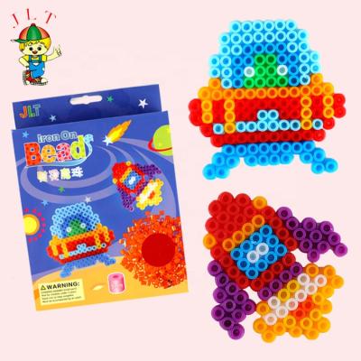 China Wholesale eco-friendly educational diy craft plastic ironing beads toy hama beads 5mm 5mm perler beads for sale