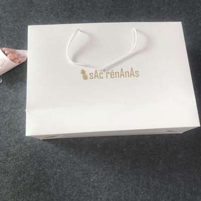 China Custom High Quality Packaging Eco Luxury Paper Shopping Bags Recyclable With Own Logo for sale