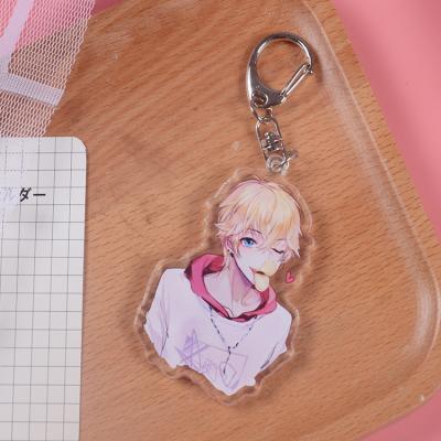 China Custom Printed Environmental Friendly Acrylic Key Chain, Anime Key Chain Acrylic Blank Acrylic Key Chain With Trademark for sale