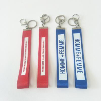 China Promotion Logo Lanyard Keychain Custom Made, Woven/Printing/Embroidery Key Chain Gift Promotional Gift for sale