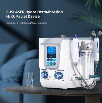 China Microelectronic Wrinkle Remover SUSLaser Hydrogen Oxygen Microelectronic Dermabrasion Skin Cleansing Facial Device for sale