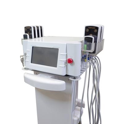 China NEW Weight Loss Lipolaser Lipolaser Dual Laser Slimming Portable Diode Laser Cavitation Lipo Machine for sale