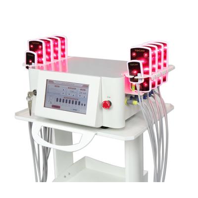 China Skin Rejuvenation 10 Big Pads Lipolaser Slimming Machine Lipolaser Weight Loss Slimming Machine for sale