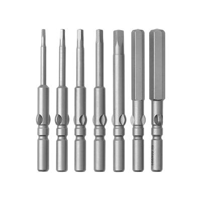 China Turn Round Magnetic Allen Hex Electric Screwdriver Bit Screws Shank 5MM Hexagon Head Magnetic Length S2 801 60 Mm for sale