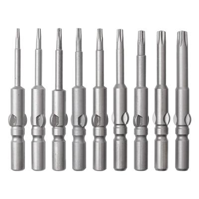 China Turn Screw Hot Selling To Customize 60mm Long Torx Screwdriver Bit Sets Alloy Steel Round Shank Screwdriver for sale