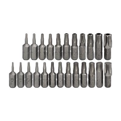 China Turn Screws Wholesale 25mm Torx Screwdriver Bits Double Head Magnetic End s2 Steel for sale