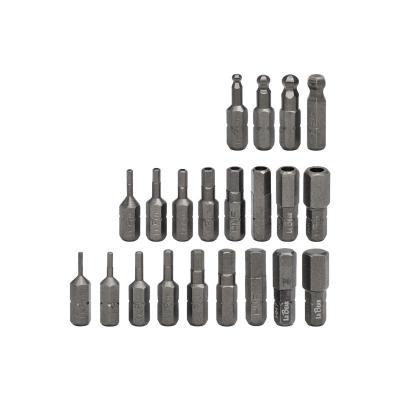 China Turn Screws Competitive Cheap Price M1.5-M8 Magnetic Hex Shank Insert 25mm S2 Screwdriver Bits for sale