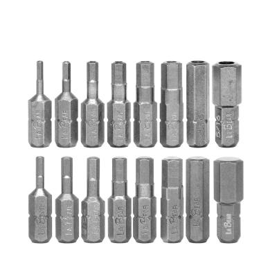 China Turn Trustworthy Best Selling Anti-skid Solid Hexagon 25mm Hollow Screwdriver S2 Electric Screwdriver Bit for sale