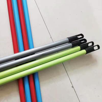 China Wholesale Home Use Metal Broom Stick Handle Metal Broom Low Price Good Quality Good Quality Wire Plastic PVC Coated Metal Broom Stick for sale