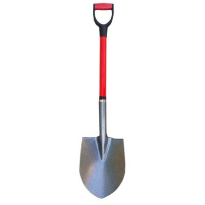 중국 Wholesale Easy Certified Carbon Steel, Traditional Ergonomic Head Fiberglass Handle Cultivating Garden Shovel Shovel Shovels 판매용