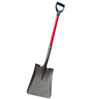 중국 High Quality Shovel Carbon Steel Head Fiberglass Closed Handle Garden Tool Shovel Agriculture Shovel 판매용