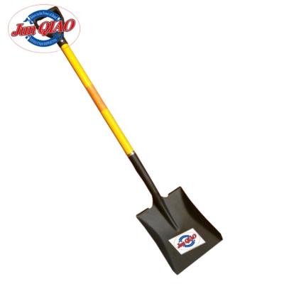 Cina Garden Shovel Carbon Steel Shovel Agriculture Cultivating Fiberglass Handle Garden Shovel Push S519Fd Hand Shovel in vendita