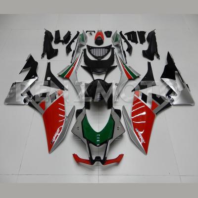 China ABS Injection Full Fairing Kit For Aprilia RSV 1000 2016-2018 Black Plastic Motorcycle Bodywork Plastic Black ABS Injection Red Silver Green for sale