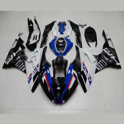 China Plastic Black Blue Plastic Body Kit New Cowlings Of Kit For Bmw s1000rr 2015 2016 White ABS Fairing Cover Sportbike for sale