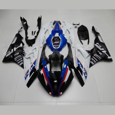 China ABS Plastic Fairing Kit For BMW S1000RR 2015 2016 ABS Safty Bike ABS Injection white and blue black body kits for sale