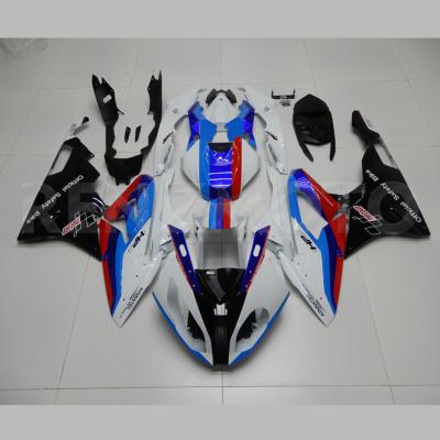 China ABS White Blue Red and Black Plastic Lower Plastic Fairing Kit For BMW S1000RR 2015 2016 ABS Injection Body kit for sale