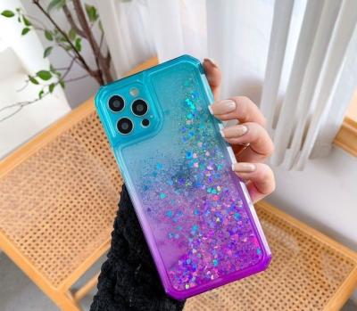 China Glitter Shockproof Glitter TPU Silicone Cell Phone Body Protective Soft Shell Phone Case For iphone 11 12 13 pro Mini Max for sale