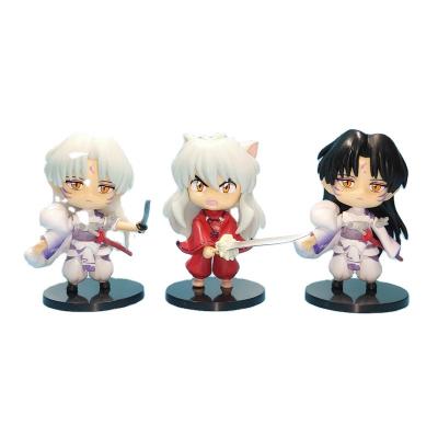 China Cartoon Toy 4Pcs/Set Anime Figure Toys Inuyasha Kill PVC Model Toy Life maru Gwei Maitreya Action Number Decoration Collectible Model for sale