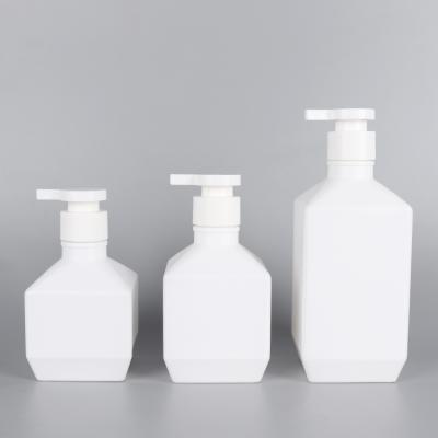 China Eco-friendly 250ml 300ml 500ml Recyclable HDPE Designed Empty Plastic Spray Lotion Pump Packaging Bottle for sale