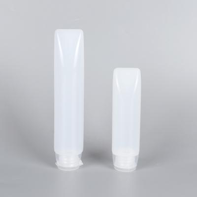 China Eco-friendly plastic PE pipe bottle for hotel shampoo invert bottle,lotion sample pipe squeeze test bottle for sale