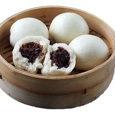 China FROZEN Chinese Pastries Grain Snacks Steamed Red Bean Pau Sweet Buns for sale