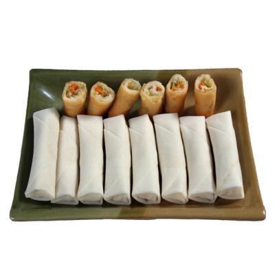 China Fried Instant Food Frozen Vegetarian FROZEN baking crispy spring roll 15g with halal meat for sale