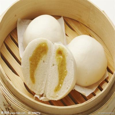 China Chinese Snack Frozen Steamed Bread FROZEN Pau with Milk and Salted Egg Dim Sum for sale