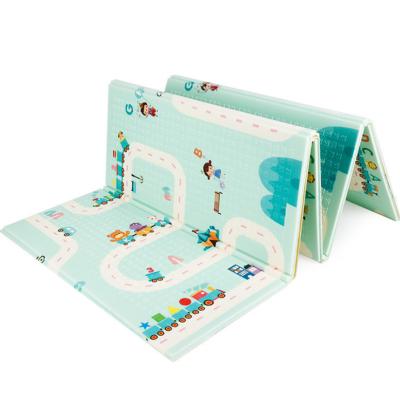 China Children's toy folding mat of design baby children's urban road mat playmat educational xpe playmat for sale