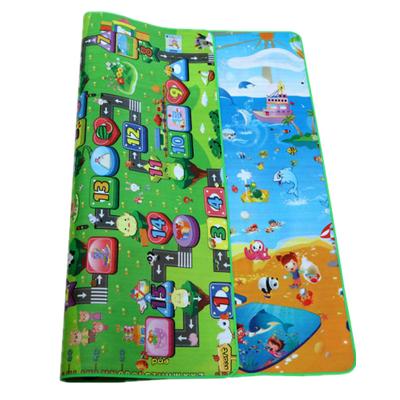 China Educational Toy 200*180cm*2cm Ocean Kid Floor Blankets Kids Foam Mat Folding Whole Foam Baby Play Mat For Crawling for sale