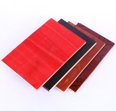 China Factory Wholesale 2mm-25mm Indoor Double Sides Brown Plywood Black Red Film Faced Plywood Board 1220*2440mm For Building for sale