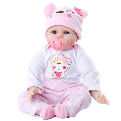 China 55cm Reborn Baby Dolls Cute Soft Handmade Realistic Silicone Vinyl Baby Dolls Newborn Toys For Girl Boys Children Birthday Christmas Gift GBJ0030 for sale